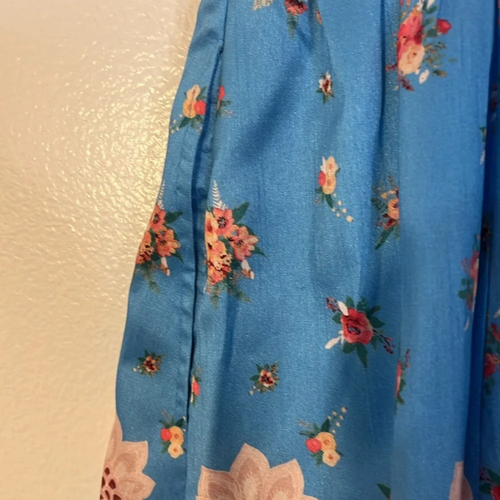 eShakti | Virginia floral retro style dress Women’s 6 (Custom) scalloped Midi - Picture 6 of 12